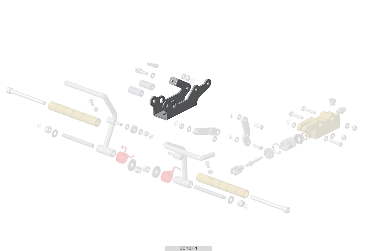 OTK Rudder Pedals Support Mini Kid
