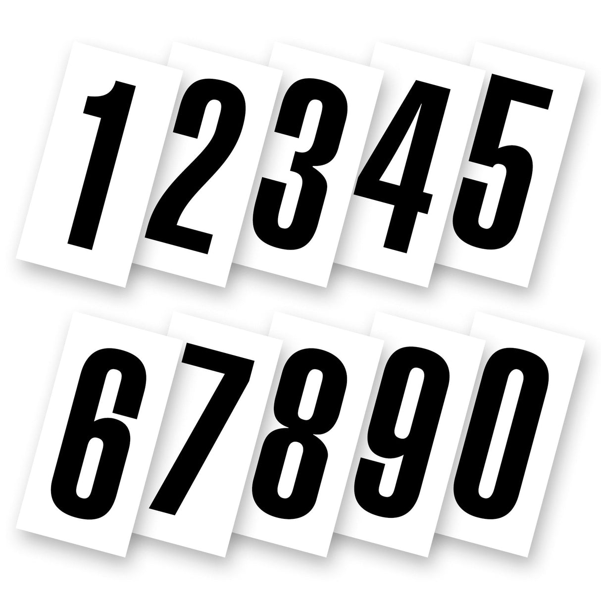 Kartech Number Nassau & Rear Spoiler White|Black