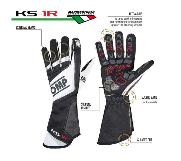 OMP Kart Gloves - KS-1R
