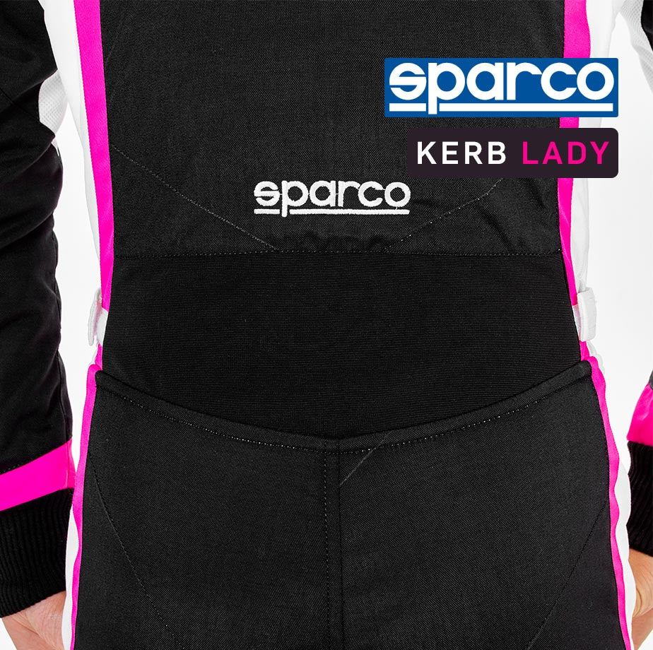 Sparco Kart Suit - KERBLADY2020-Black/Yellow-XXS