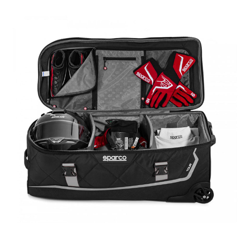 Sparco Gear Trolley Bag-TOUR Black/Red