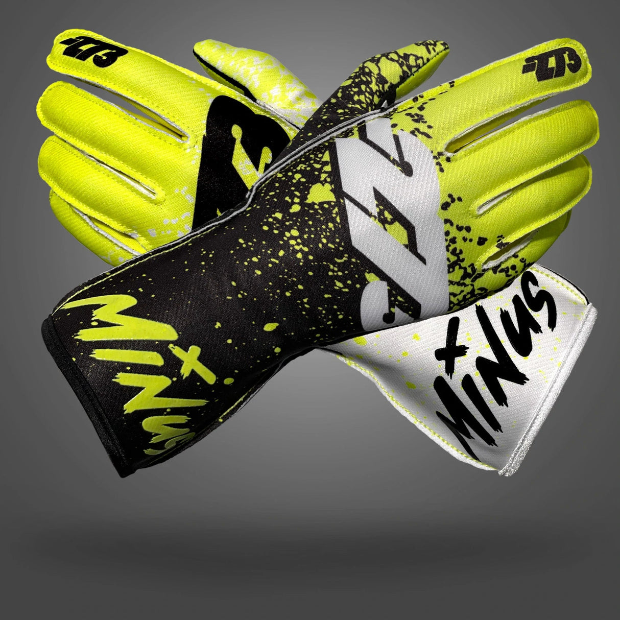 -273 DRIP Glove Fluro Yellow Black/White - Large