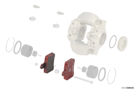 OTK BSD Rear Brake Caliper's Pad