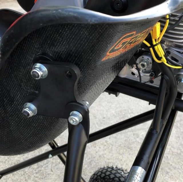 Seat Extension Bracket, kart seats and floorpan part