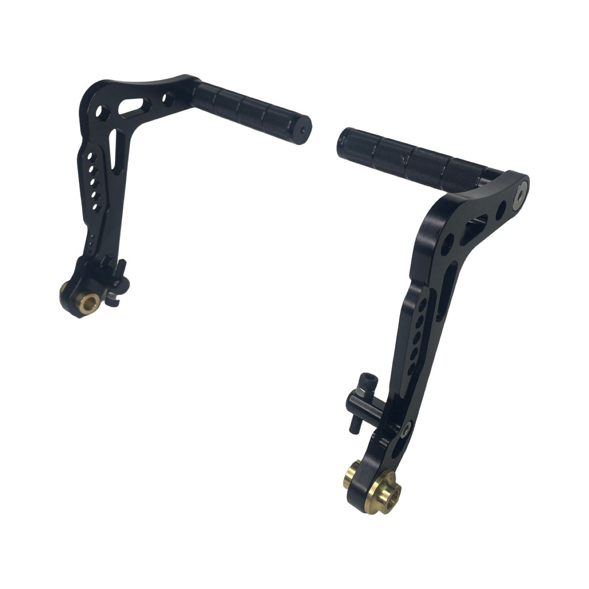 Pedal Set Billet Black, kart pedals & controls part