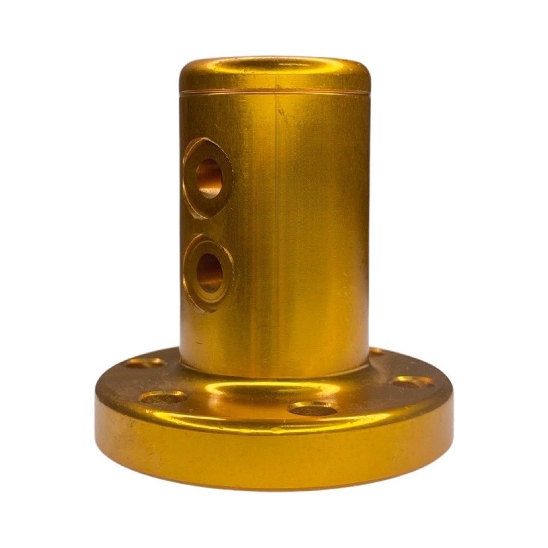 Steering Boss 19mm Gold Straight, kart steering & front end part