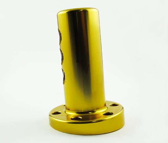 Steering Boss 19mm Gold Ext Angled, kart steering & front end part