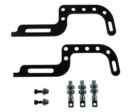 Pedal Back Brackets 2pc Set, kart pedals & controls part