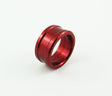 Spacer/Stub/17mm X 10/Alu/Red, kart steering & front end part