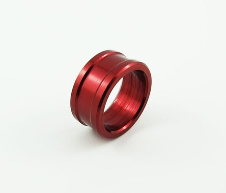 Spacer/Stub/17mm X 10/Alu/Red, kart steering & front end part