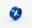 Spacer/Stub/17mm X 10/Alu/Blue, kart steering & front end part