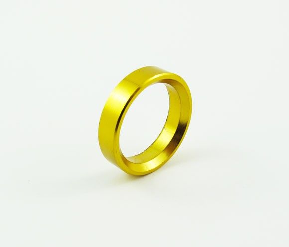 Spacer/Stub/17mm X 5/Alu/Gold, kart steering & front end part