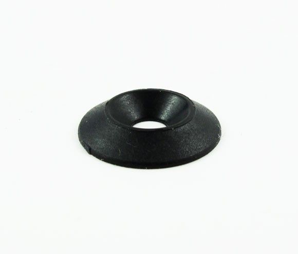 Plastic 6mm Csk Floor Pan Washer (Black), kart seats and floorpan part
