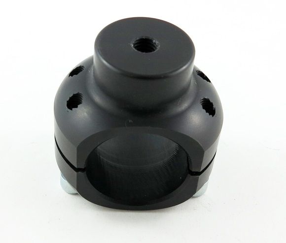 Clamp Lower 28mm Black, kart seats and floorpan part