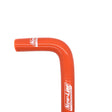 Water Hose Silicone 1M (2 Bend) - Red