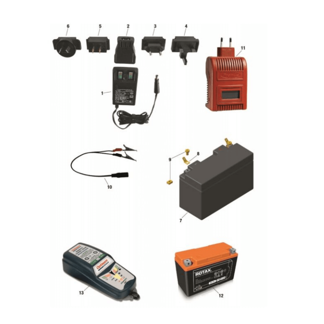 Rotax Battery Charger Adaptor - Australian Plug