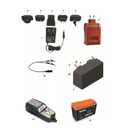 Rotax Battery Charger Adaptor - Australian Plug