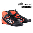 Alpinestars Kart Boot-TECH 1K V2 - Black/Orange/White