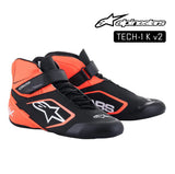 Alpinestars Kart Boot-TECH 1K V2 - Black/Orange/White