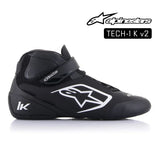 Alpinestars Kart Boot-TECH 1K V2 - Black/White