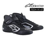 Alpinestars Kart Boot-TECH 1K V2 - Black/White