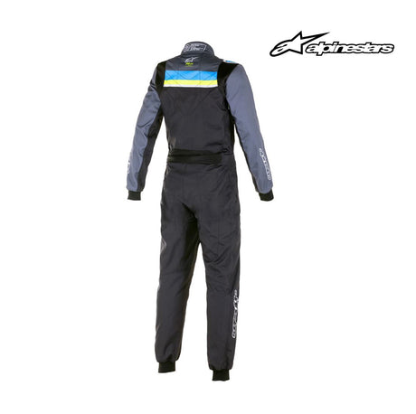 Alpinestars Kart Suit-KMX-9 v2 GRAPH-Black/Cyan/Yellow