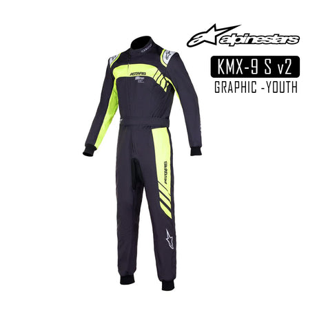 Alpinestars Suit-KMX-9 v2S GRAPH-Black/Yellow-130