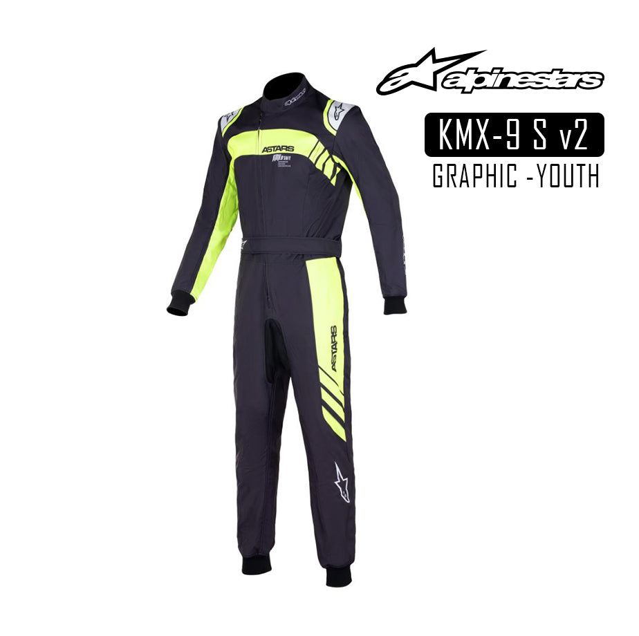 Alpinestars Suit-KMX-9 v2S GRAPH-Black/Yellow-150