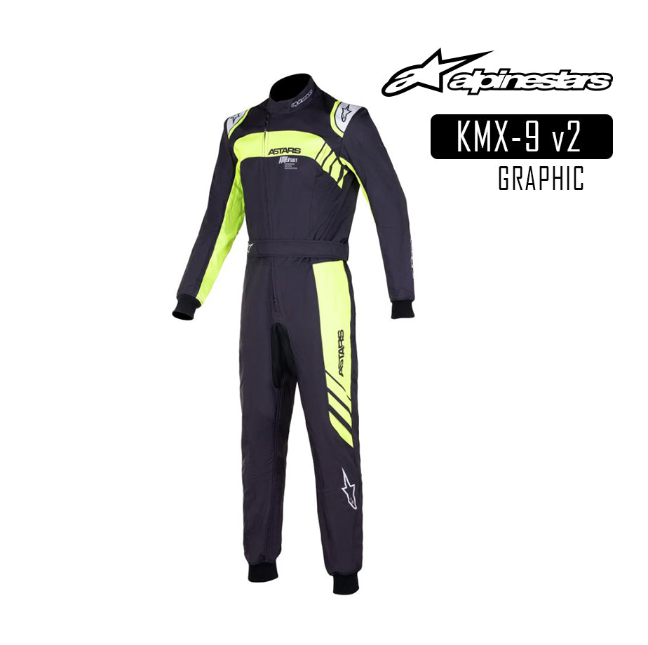 Alpinestars Suit-KMX-9 v2 GRAPH-Black/Yellow