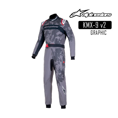 Alpinestars Suit-KMX-9 v2 GRAPH-Grey/Black