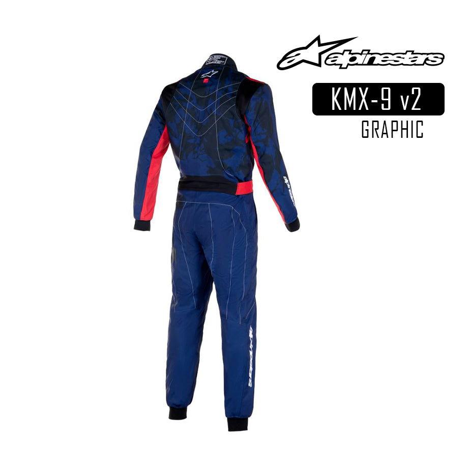 Alpinestars Suit-KMX-9 v2 GRAPH-Navy/Red