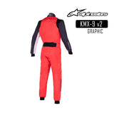 Alpinestars Suit-KMX-9 v2 GRAPH-Red/Black/Brass