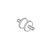Rotax Coil Rubber Mount - 25x20x6mm - Pre Evo