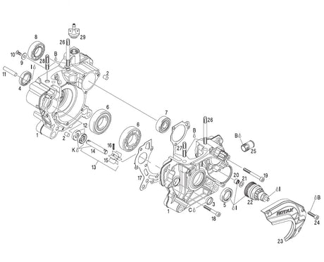 Rotax Crankcase Locating Pin - 8x12mm