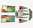 CRG Sticker Kit KG Silver/Orange