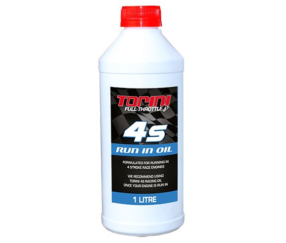 Torini 4S Run In Oil 1LTR — kart oils and lubricants at Velocity Kart Shop