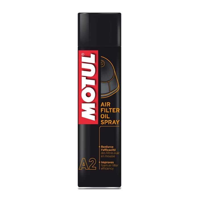 MOTUL Air Filter Spray 400ML — kart oils and lubricants at Velocity Kart Shop