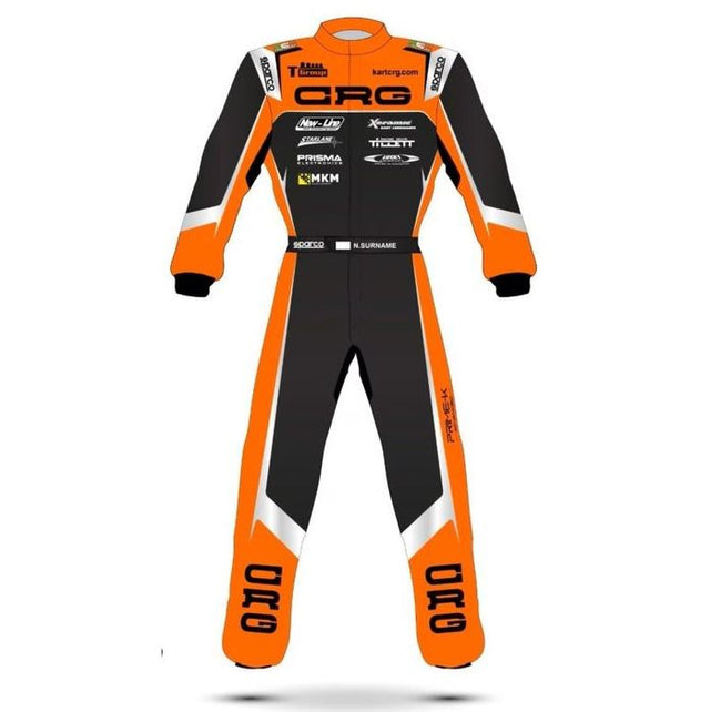 CRG Suit Sparco Orange Black SIZE48