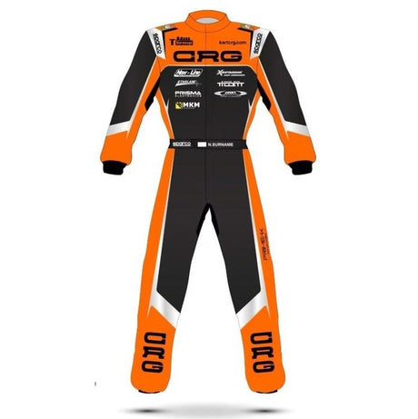 CRG Suit Sparco Orange Black SIZE54