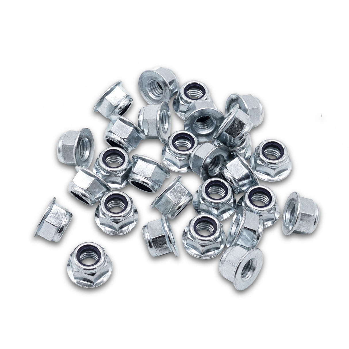 Nut Nyloc Flanged 8mm Pack Of 50