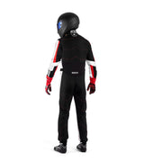 Sparco Kart Suit - KERB ADV-K12 BK/WH/RD
