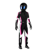 Sparco Kart Suit - KERB ADV LADY-K07 BK/WH/PNK-120