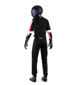 Sparco Kart Suit - KERB ADV LADY-K07 BK/WH/PNK-120