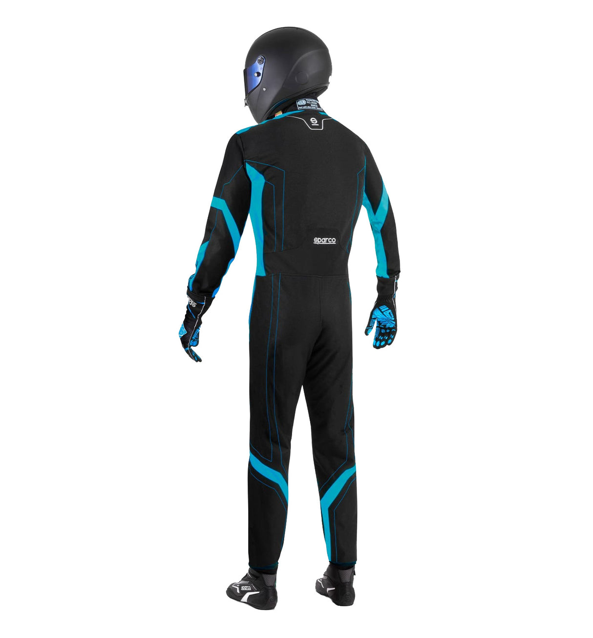 Sparco Kart Suit - THUNDER ADV-K30 BLK/BLU-150