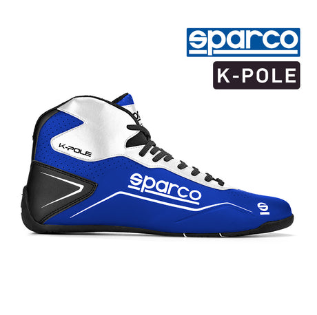 Sparco Kart Boots - K-POLE - Blue/White