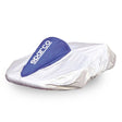 Sparco Kart Cover - Silver with Blue