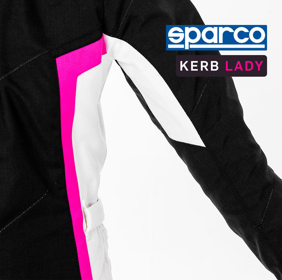 Sparco Kart Suit - KERBLADY2020-Black/Yellow-XXS