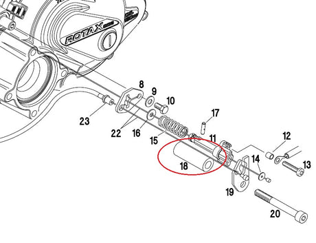 Distance Tube (for Gear Change Mechanism) - DD2